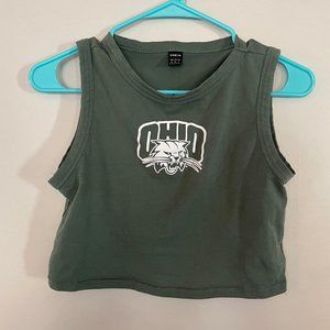 Ohio University Crop Top Tank, Size M